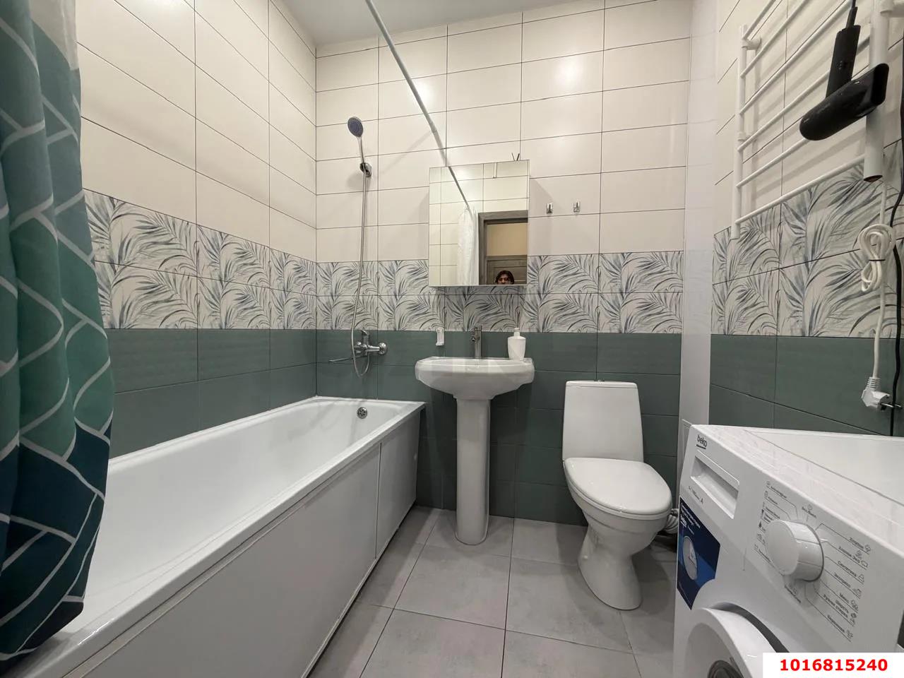 Фото №9: 1-комнатная квартира 36 м² - Краснодар, Прикубанский внутригородской округ, Завод Радиоизмерительных Приборов, жилой комплекс Лучший, мкр. имени Петра Метальникова, ул. Петра Метальникова, 38