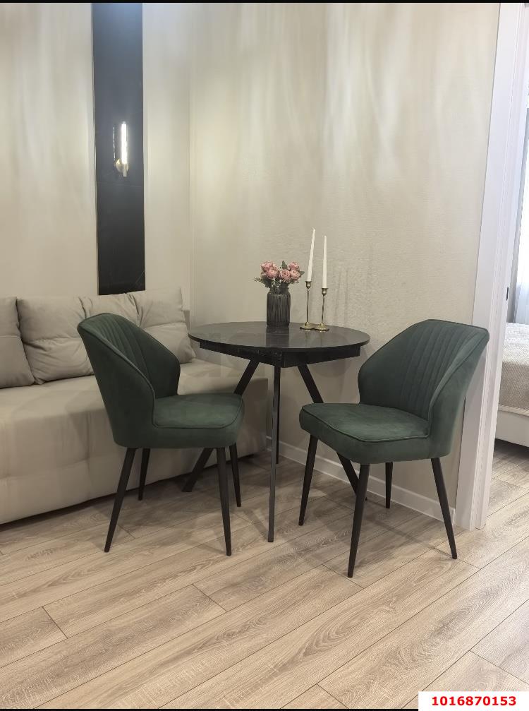 Фото №2: 2-комнатная квартира 42 м² - Краснодар, Прикубанский внутригородской округ, Калинино, Завод Радиоизмерительных Приборов, мкр. ЖК Акварели-2, ул. Тепличная, 62/1к2