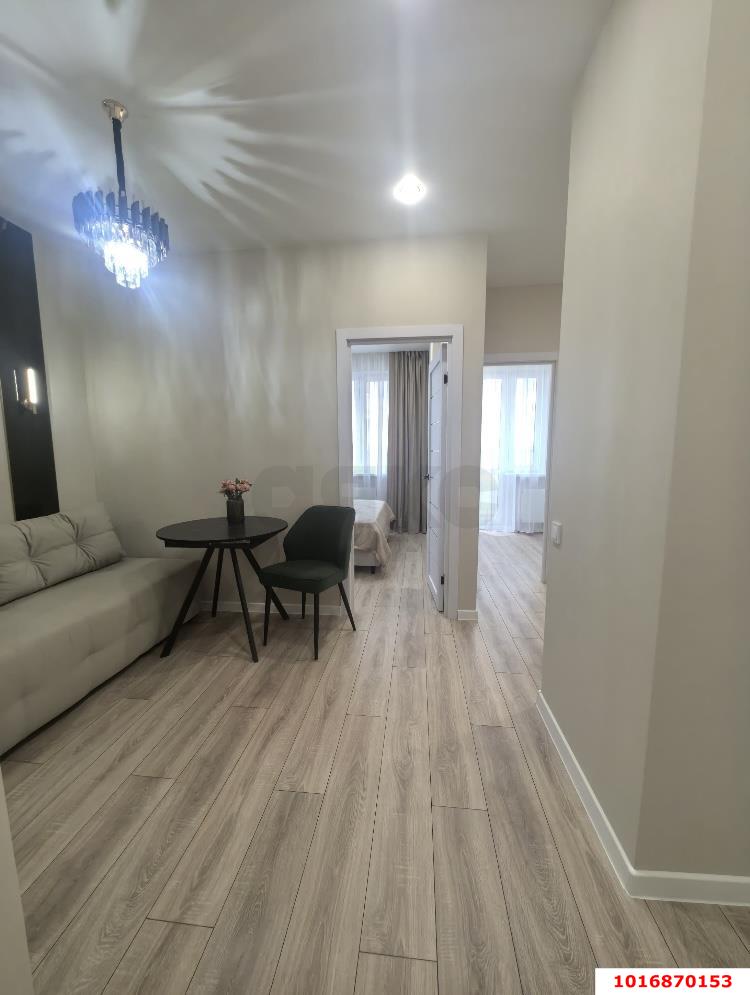 Фото №3: 2-комнатная квартира 42 м² - Краснодар, Прикубанский внутригородской округ, Калинино, Завод Радиоизмерительных Приборов, мкр. ЖК Акварели-2, ул. Тепличная, 62/1к2