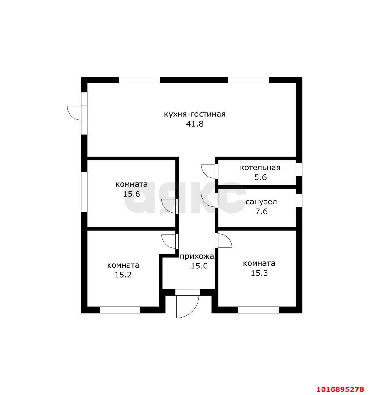 Фото №14: Дом 119 м² + 4 сот. - Старокорсунская, мкр. Карасунский внутригородской округ, ул. Бурсаковская