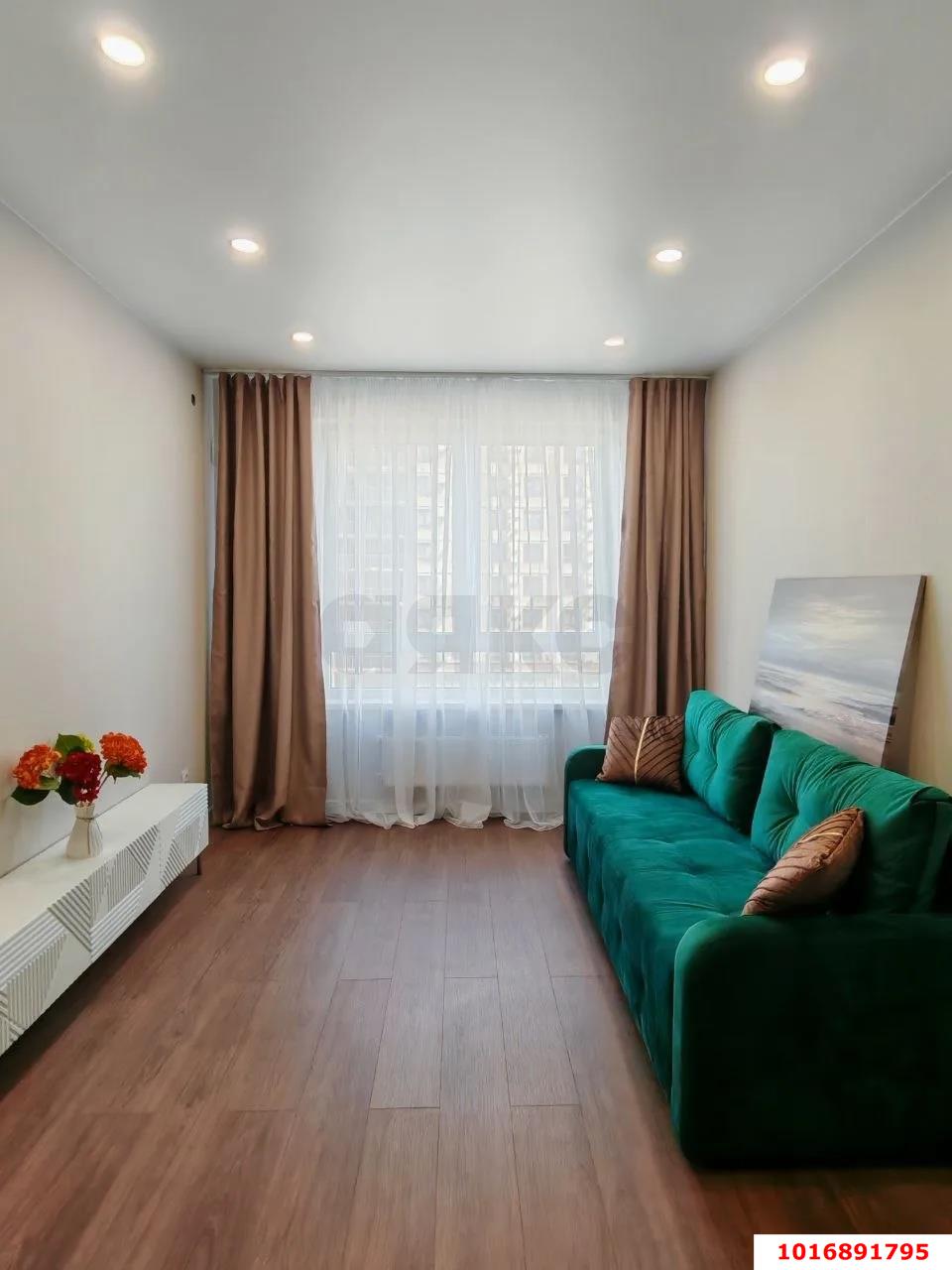 Фото №1: 1-комнатная квартира 39 м² - Краснодар, Прикубанский внутригородской округ, мкр. Догма Парк, ул. Марины Цветаевой, 2к2