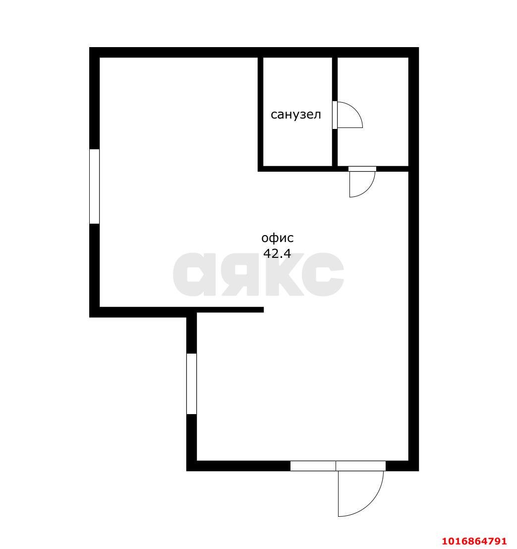 Фото №10: Коммерция 42 м² - Краснодар, Прикубанский внутригородской округ, мкр. жилой комплекс Новые Сезоны, ул. Скандинавская, 1к4