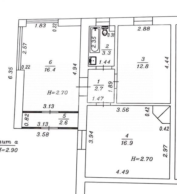 Фото №28: 2-комнатная квартира 55 м² - Витязево, ул. Новосёлов, 52