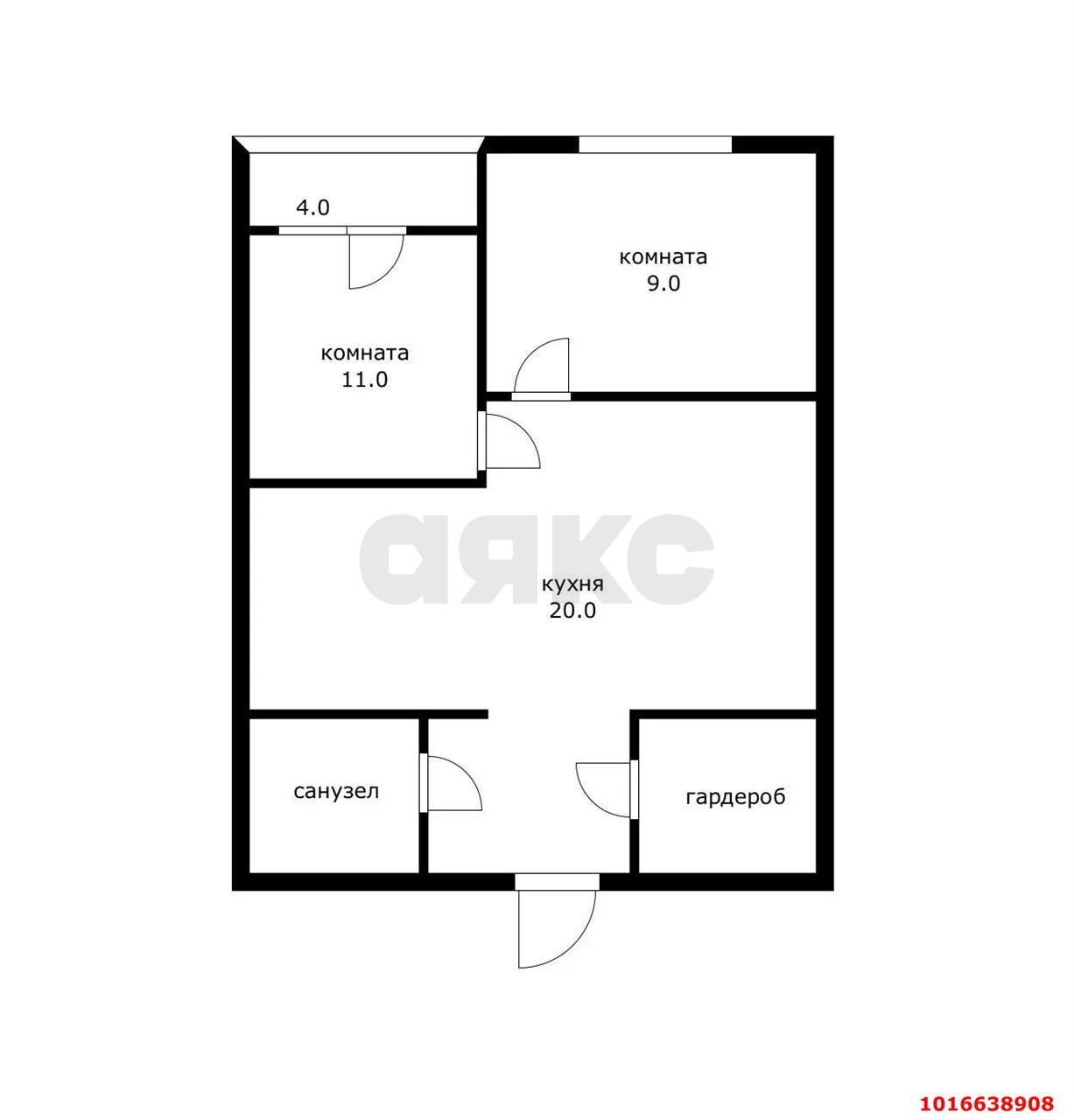 Фото №15: 2-комнатная квартира 42 м² - Краснодар, Музыкальный, ЖК Времена Года, имени Петра Метальникова, Завод Радиоизмерительных Приборов, Прикубанский внутригородской округ, мкр. жилой комплекс Времена года, ул. Петра Метальникова, 5к1