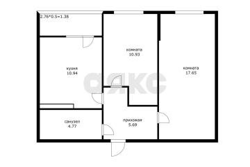 Фото №4: 2-комнатная квартира 53 м² - Краснодар, мкр. жилой комплекс Новые Сезоны, ул. Скандинавская, 1к6