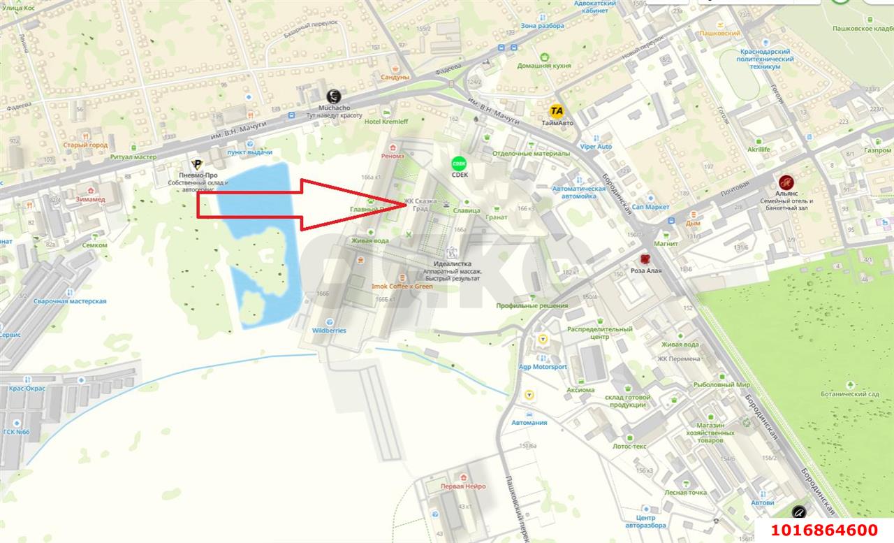 Фото №4: Офисное помещение 39 м² - Краснодар, Карасунский внутригородской округ, мкр. жилой комплекс Сказка Град, ул. имени В.Н. Мачуги, 166А