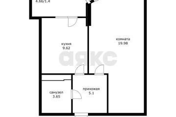 Фото №5: 1-комнатная квартира 39 м² - Краснодар, мкр. Карасунский внутригородской округ, ул. Уральская, 100/6