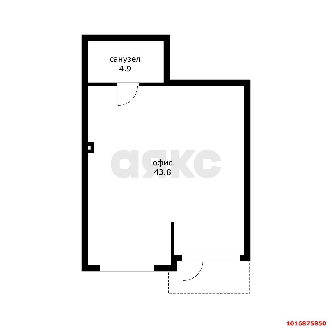 Фото №2: Торговое помещение 48 м² - Южный, мкр. жилой комплекс История-2