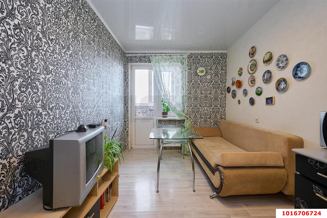 Фото №3: 1-комнатная квартира 42 м² - Краснодар, Прикубанский внутригородской округ, мкр. 9-й километр, пр-д Репина, 5