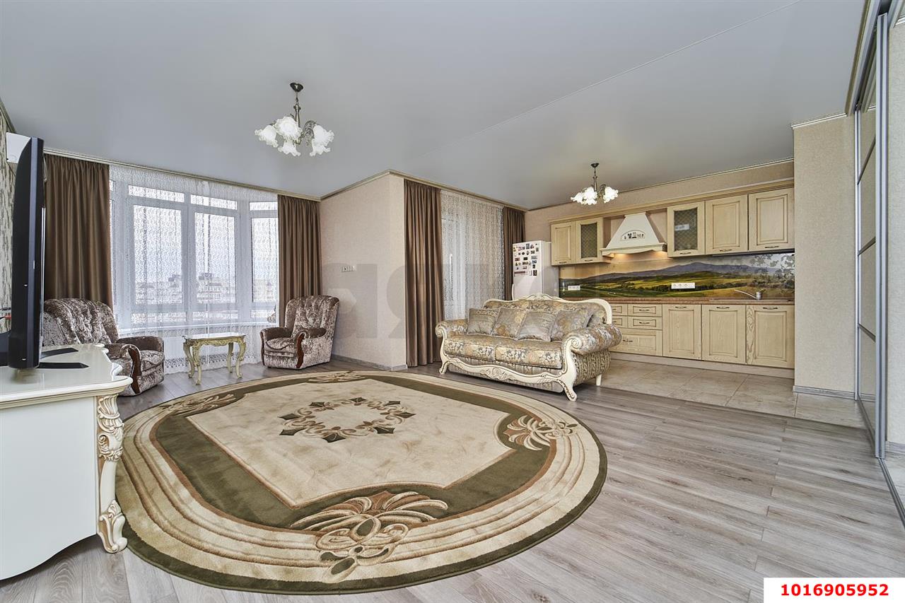 Фото №2: 3-комнатная квартира 91 м² - Краснодар, Центральный внутригородской округ, мкр. Черёмушки, ул. Кубанская, 54