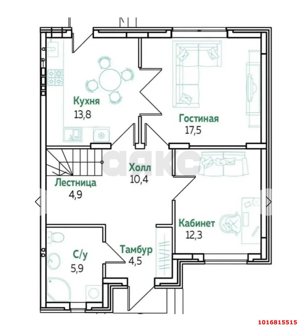 Фото №18: Дом 127 м² + 2 сот. - Краснодар, Прикубанский внутригородской округ, мкр. КП Греция, ул. Оливковая, 1к46
