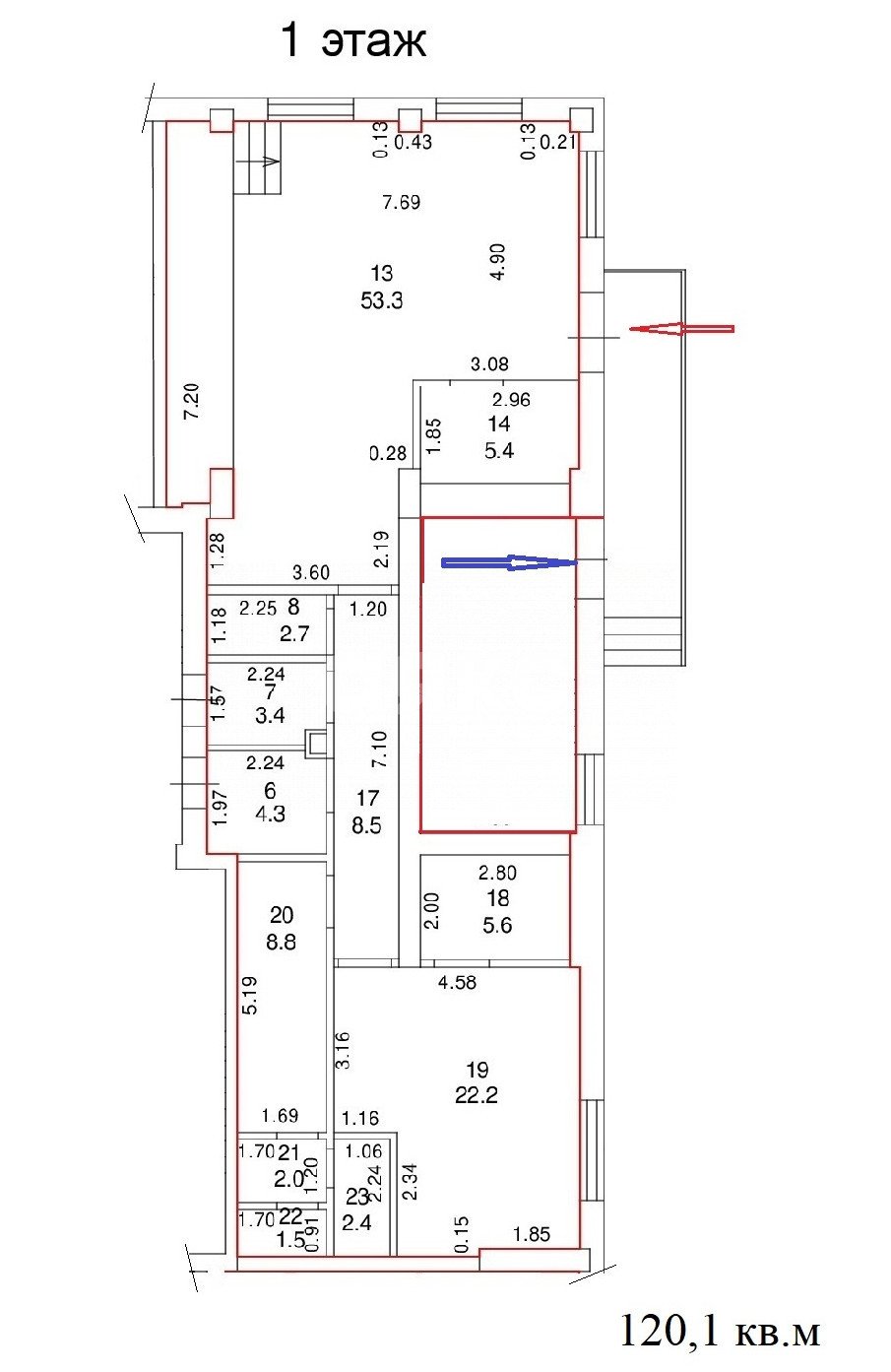 Фото №6: Коммерция 120 м² - Ростов-на-Дону, Октябрьский, Новое Поселение, мкр. жилой комплекс Сквер, пр-кт Будённовский, 77