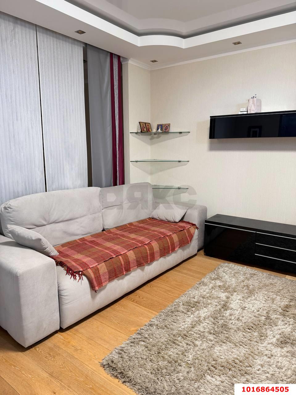 Фото №3: 1-комнатная квартира 60 м² - Краснодар, Карасунский внутригородской округ, Центральный внутригородской округ, мкр. Черёмушки, ул. Селезнёва, 88/1