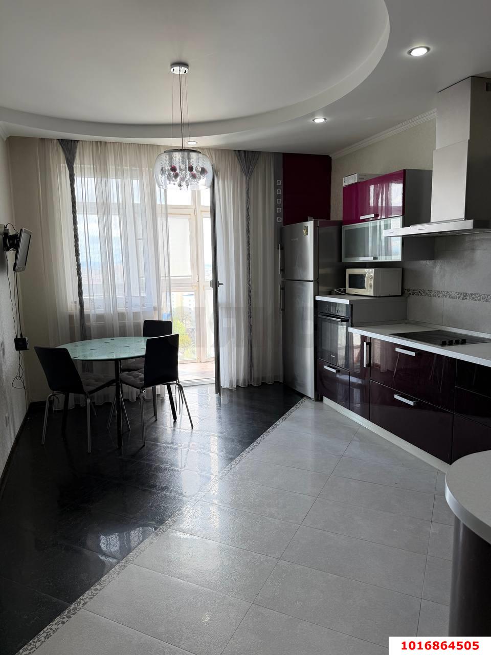 Фото №5: 1-комнатная квартира 60 м² - Краснодар, Карасунский внутригородской округ, Центральный внутригородской округ, мкр. Черёмушки, ул. Селезнёва, 88/1