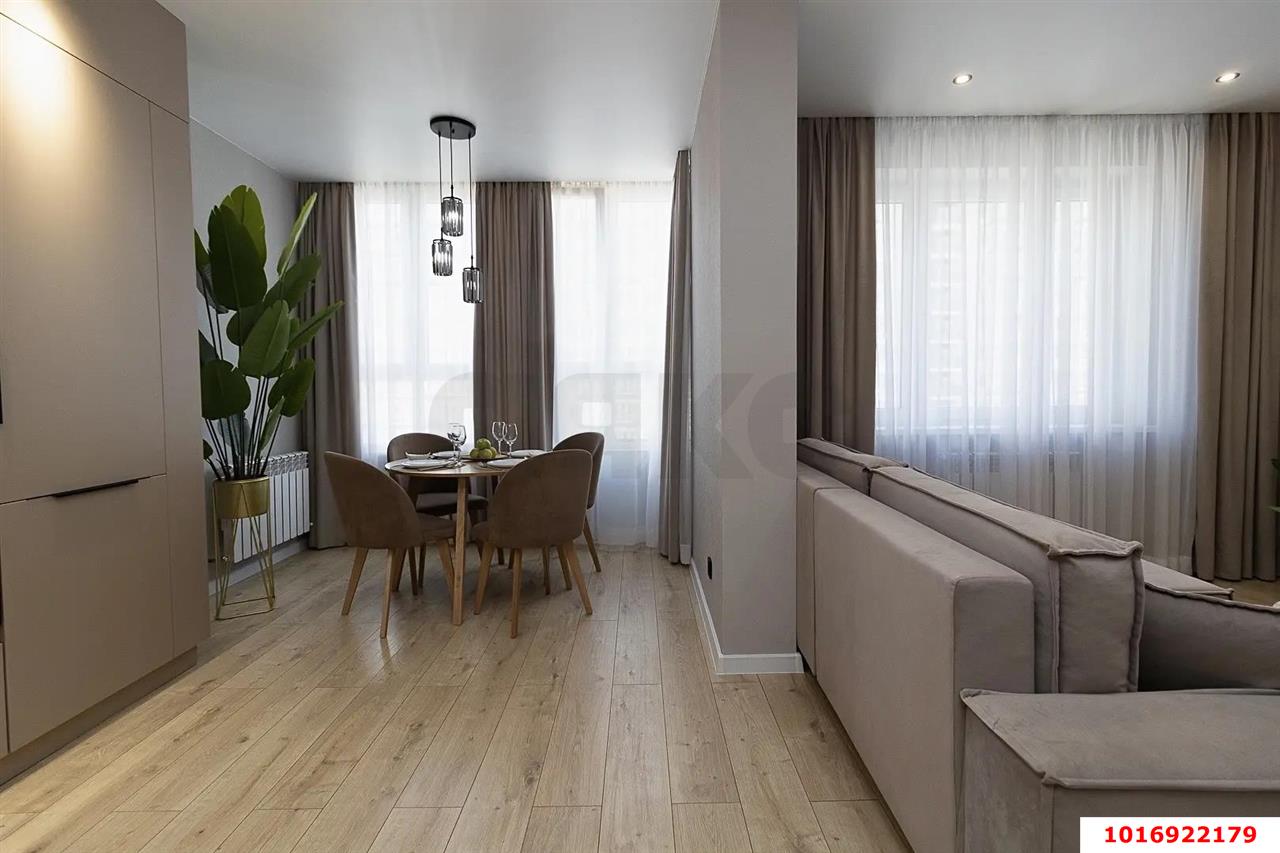 Фото №2: 1-комнатная квартира 35 м² - Краснодар, ЖК Абрикосово, жилой комплекс Абрикосово, мкр. Прикубанский внутригородской округ, ул. имени Героя Георгия Бочарникова, 4