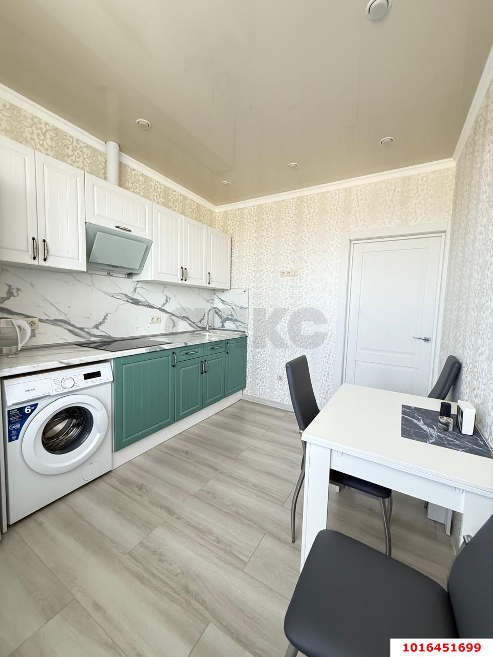 Фото №2: 1-комнатная квартира 35 м² - Российский, мкр. Прикубанский внутригородской округ, ул. имени В.М. Комарова, 21В