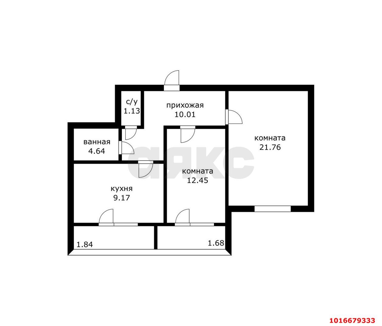 Фото №18: 2-комнатная квартира 59 м² - Краснодар, Прикубанский внутригородской округ, мкр. Круглик, ул. Школьная, 13/2