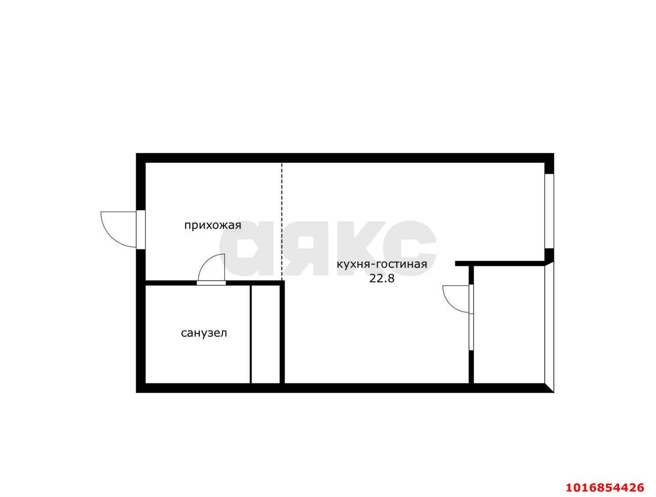 Фото №5: 1-комнатная квартира 36 м² - Краснодар, Прикубанский внутригородской округ, мкр. Славянский, ул. Заполярная, 35к11