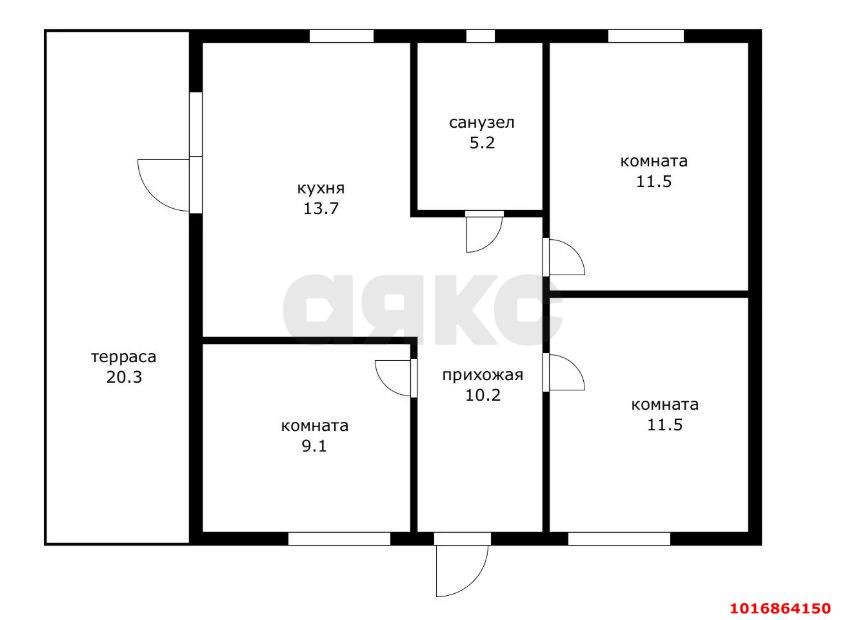 Фото №20: Дом 63 м² + 4.5 сот. - Елизаветинская, Прикубанский внутригородской округ, ст Росинка, ул. Сливовая, 224