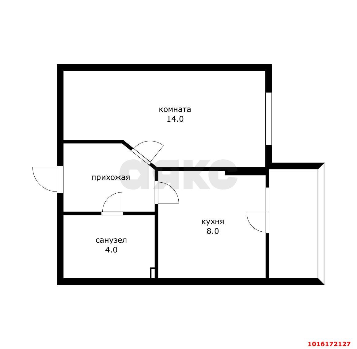 Фото №13: 1-комнатная квартира 29 м² - Краснодар, Прикубанский внутригородской округ, Панорама, мкр. ЖК Смоленский, ул. Восточно-Кругликовская, 30/2