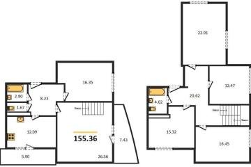 Фото №1: 5+-комнатная квартира 155 м² - Краснодар, мкр. ЖК Альфа, ул. Уральская, 100