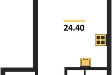 Фото №1: Студия 24 м² - Краснодар, мкр. Парк Победы, 