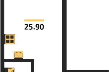 Фото №1: Студия 25 м² - Краснодар, мкр. Парк Победы, 