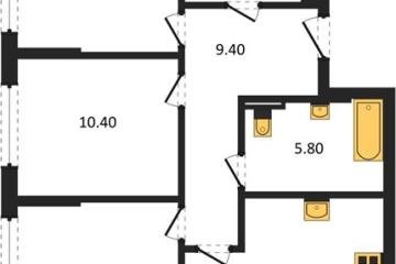 Фото №1: 3-комнатная квартира 75 м² - Краснодар, мкр. квартал Самолёт 7, 