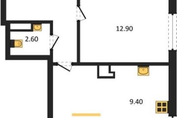 Фото №1: 2-комнатная квартира 74 м² - Краснодар, мкр. Прикубанский внутригородской округ,