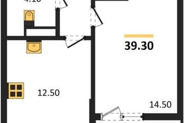 Фото №1: 1-комнатная квартира 39 м² - Краснодар, мкр. Прикубанский внутригородской округ,