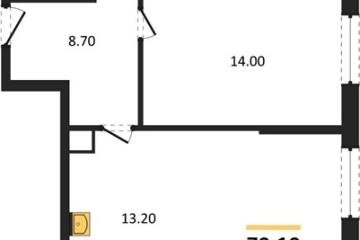 Фото №1: 2-комнатная квартира 79 м² - Краснодар, мкр. Прикубанский внутригородской округ,