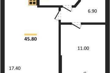 Фото №1: 2-комнатная квартира 45 м² - Краснодар, мкр. ЖК Парк у Дома, ул. Героев-Разведчиков, 11к2