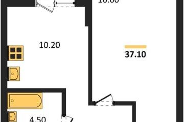 Фото №1: 1-комнатная квартира 37 м² - Краснодар, мкр. ЖК Парк у Дома, ул. Героев-Разведчиков, 11к2
