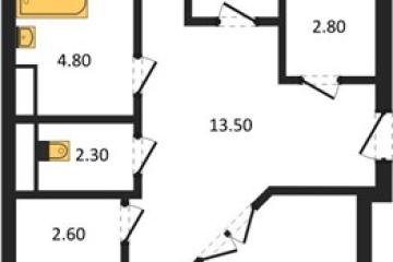 Фото №1: 3-комнатная квартира 89 м² - Краснодар, мкр. ЖК Парк у Дома, ул. Героев-Разведчиков, 11к2