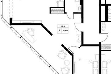 Фото №1: 1-комнатная квартира 82 м² - Краснодар, мкр. Западный внутригородской округ, 