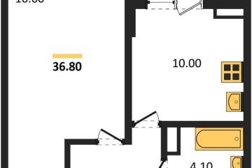 Фото №1: 1-комнатная квартира 36 м² - Краснодар, мкр. ЖК Парк у Дома, ул. Героев-Разведчиков, 11к2