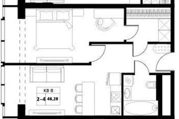 Фото №1: 1-комнатная квартира 47 м² - Краснодар, мкр. Западный внутригородской округ, 
