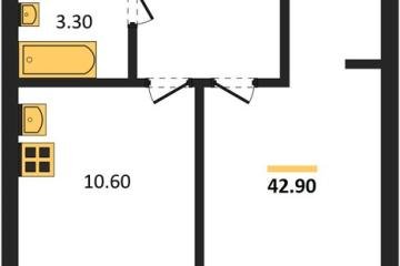 Фото №1: 1-комнатная квартира 42 м² - Краснодар, мкр. ЖК Парк у Дома, ул. Героев-Разведчиков, 11к2