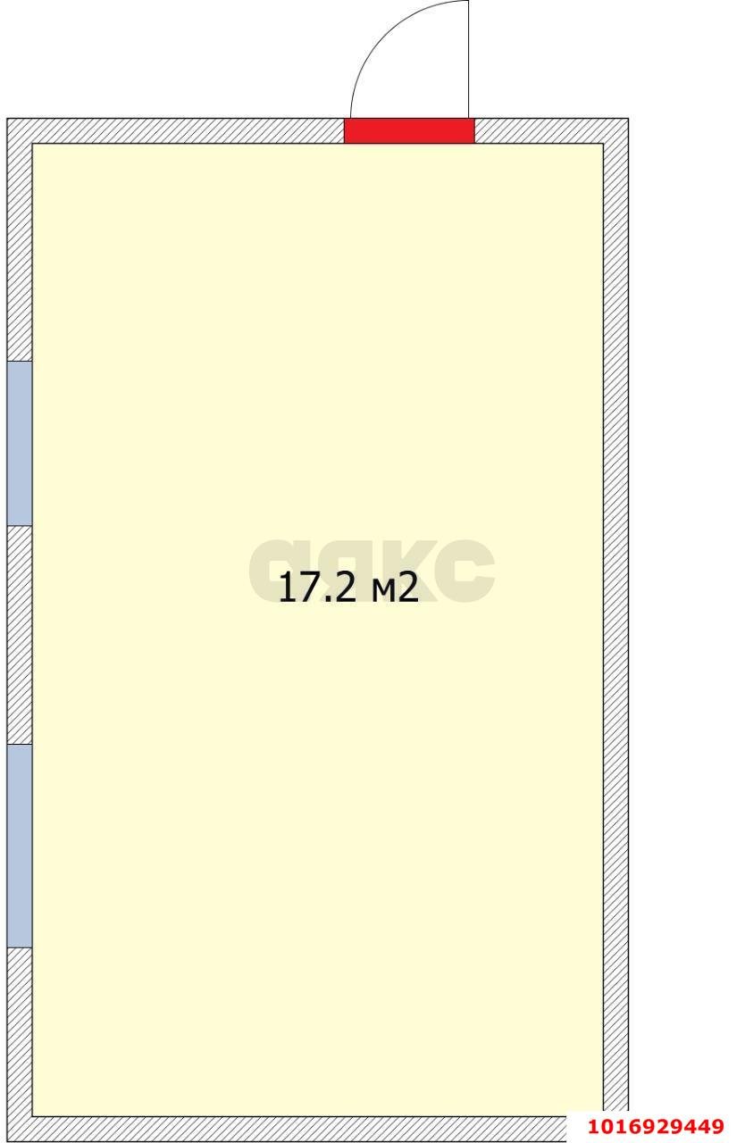 Фото №12: Комната 17 м² - Краснодар, Карасунский внутригородской округ, Камвольно-суконный Комбинат, ж/м ТЭЦ, ул. Краснодарская, 32