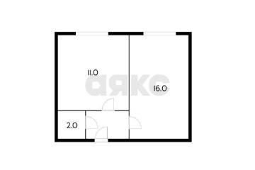 Фото №2: 1-комнатная квартира 32 м² - Краснодар, мкр. Прикубанский внутригородской округ, ул. Куликова Поля, 16