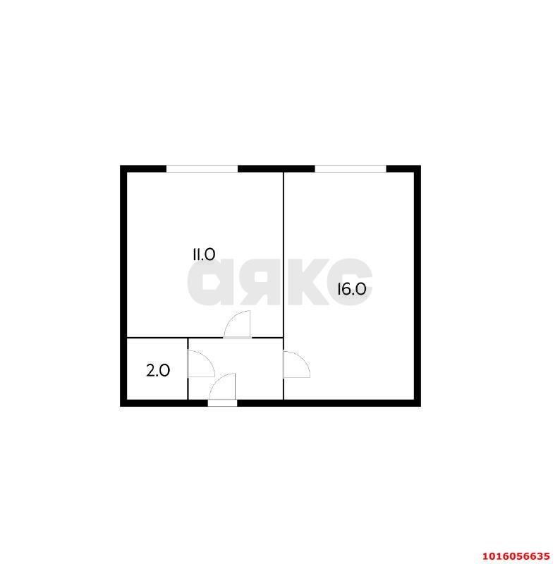 Фото №2: 1-комнатная квартира 32 м² - Краснодар, мкр. Прикубанский внутригородской округ, ул. Куликова Поля, 16