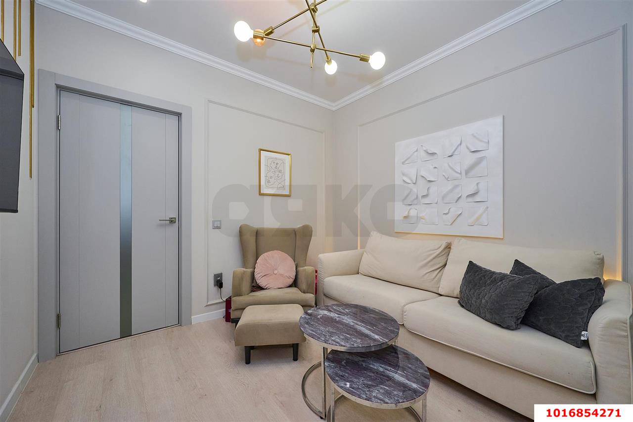 Фото №8: 1-комнатная квартира 43 м² - Краснодар, Прикубанский внутригородской округ, мкр. жилой комплекс Цветы, ул. Круговая, 4Вк5