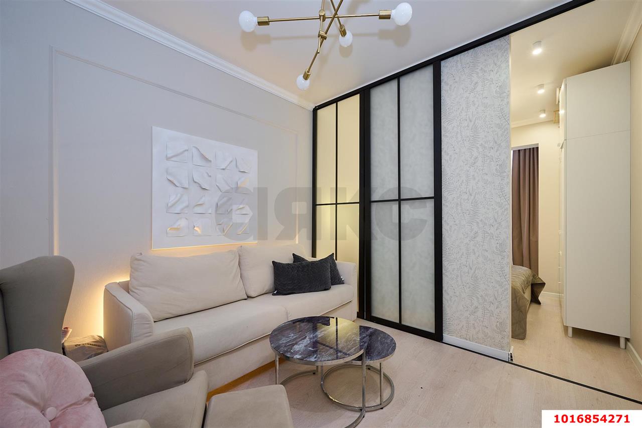 Фото №7: 1-комнатная квартира 43 м² - Краснодар, Прикубанский внутригородской округ, мкр. жилой комплекс Цветы, ул. Круговая, 4Вк5