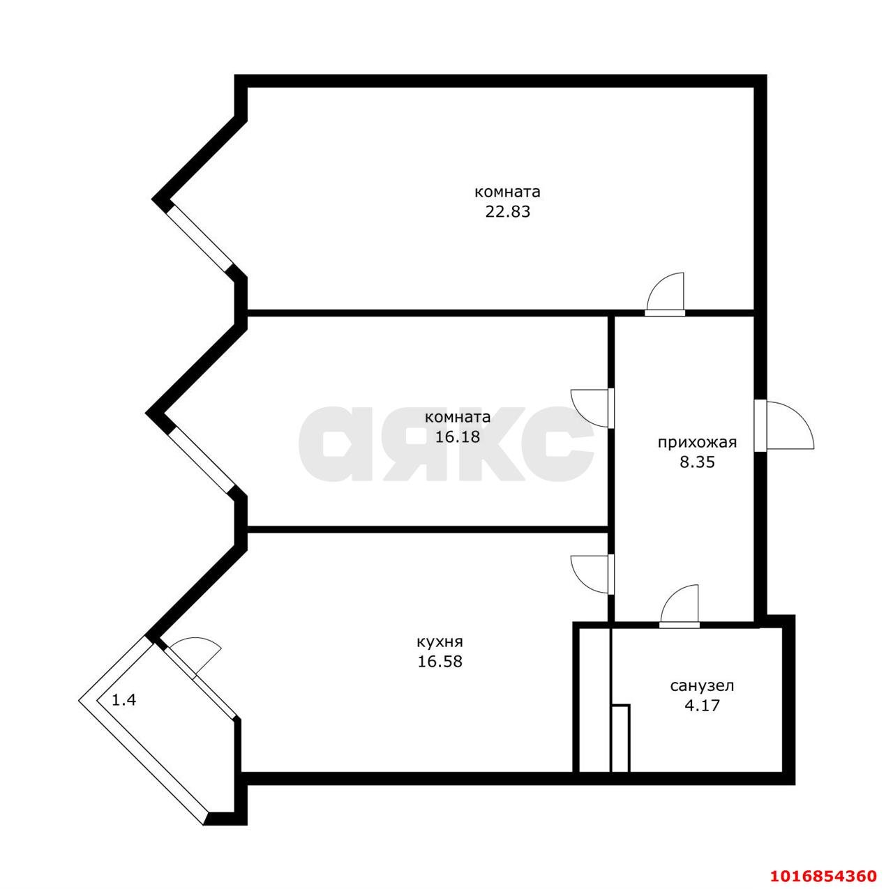 Фото №17: 2-комнатная квартира 70 м² - Краснодар, Пашковский, мкр. Карасунский внутригородской округ, ул. Леонида Лаврова, 4