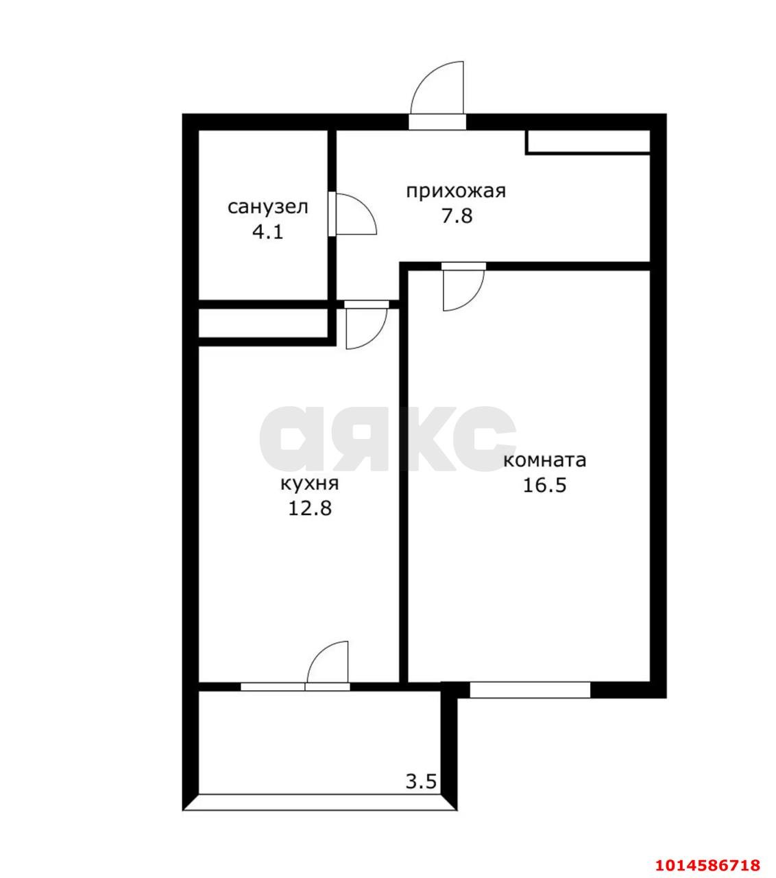 Фото №11: 1-комнатная квартира 50 м² - Краснодар, Прикубанский внутригородской округ, Фестивальный, Солнечный, мкр. жилой комплекс Солнечный Парк, ул. имени Симиренко, 37к2