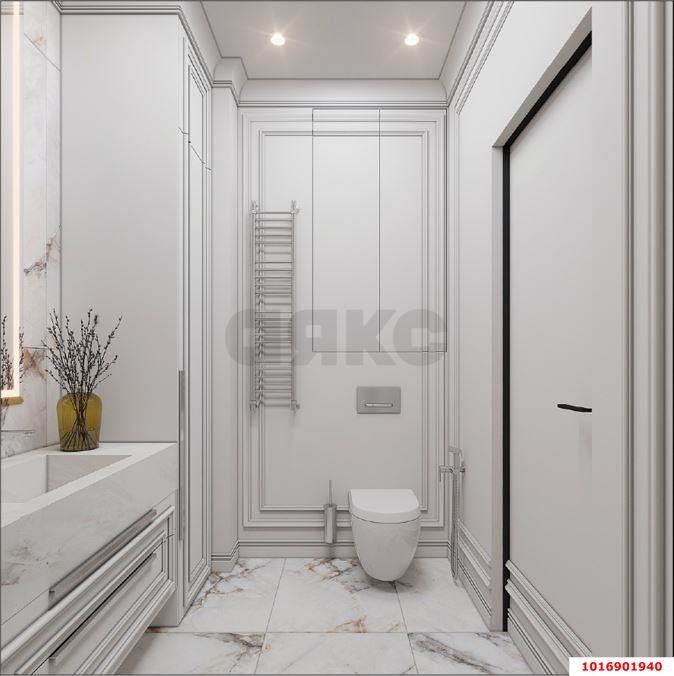 Фото №8: 2-комнатная квартира 63 м² - Краснодар, Черёмушки, мкр. Центральный внутригородской округ, ул. Обрывная, 132/1к2