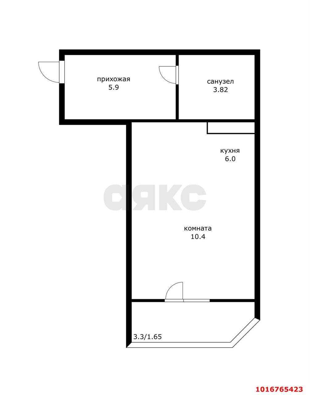 Фото №15: Студия 30 м² - Краснодар, Прикубанский внутригородской округ, ж/р Восточный, ул. Героя Владислава Посадского, 32