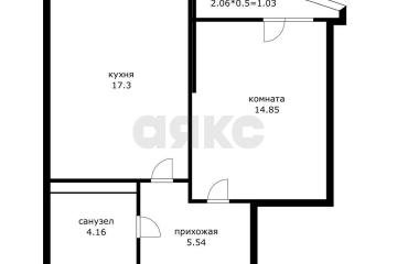 Фото №3: 1-комнатная квартира 44 м² - Краснодар, мкр. ЖК Лучший, ул. Ростовское шоссе, 30/6к4