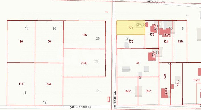 Фото №12: Земельный участок под ИЖС 8 сот. - Красный, ул. Центральная, 20/12А