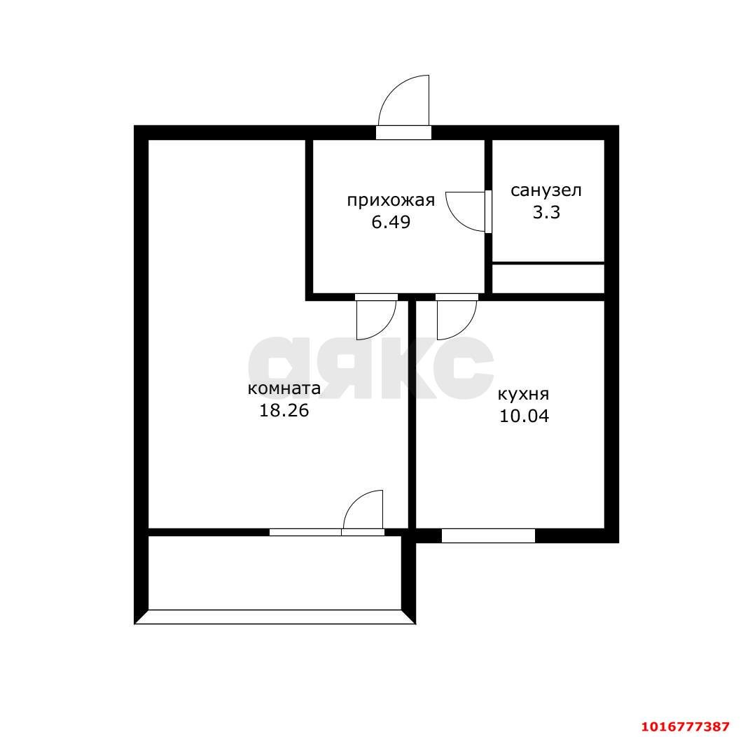 Фото №16: 1-комнатная квартира 39 м² - Краснодар, Карасунский внутригородской округ, жилой комплекс Восточный Парк, мкр. Гидростроителей, ул. Трудовой Славы, 62Ак1